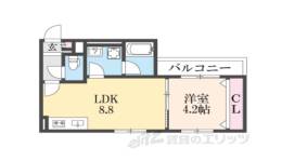 ＡＬＥＧＲＩＡ枚方Ｎｏｒｔｈ間取り図面