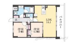 ブランシエスタ山科大塚間取り図面