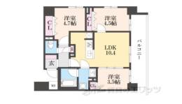 ブランシエスタ山科大塚間取り図面