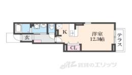 ポンテリブロＫ・２間取り図面