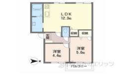 三央ハイツ　Ａ間取り図面