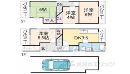 貸家間取り図面