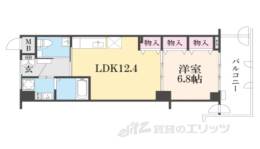 リヴァーウエスト西野山間取り図面