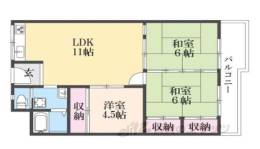 メガロコープ西陣Ａ棟間取り図面