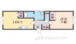 クレールヒロタ２間取り図面