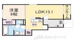 セブンスターズ　コーポ奥田間取り図面