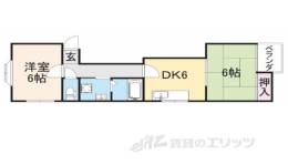 シャンテ渡辺間取り図面