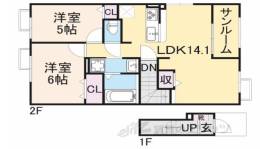 マーベラス野田２間取り図面