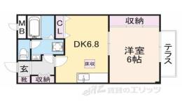 コンフォート岸和田間取り図面