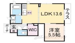 ラフィーネ三室参番館Ａ間取り図面