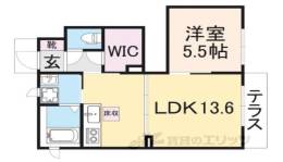 ラフィーネ三室参番館間取り図面