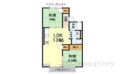 Ｋ．エステートビューラー　Ｂ棟間取り図面
