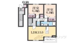 フロイライン　アミィＡ間取り図面
