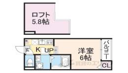 ハーモニーテラス京都石田２間取り図面