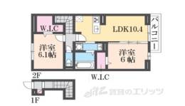 メゾンドカルム粟津間取り図面