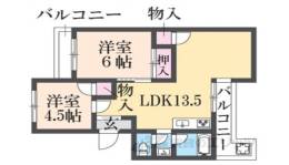 ロイヤルハイツ仲川間取り図面