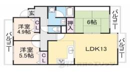 ユニーブル富雄間取り図面