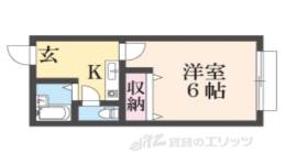 亀岡一谷ハイツ間取り図面