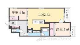ＢＲＩＧＨ　ＳＴＯＮＥ御所北間取り図面