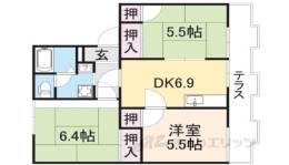 タウニーモイスン　Ｅ間取り図面