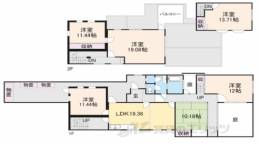 貸家間取り図面