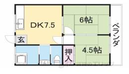 クレセント間取り図面