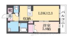 シャーメゾン オーク八戸ノ里間取り図面