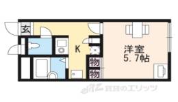 レオパレスアビデ松原町間取り図面