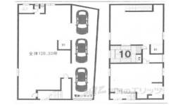 深草中ノ郷山町貸作業場間取り図面