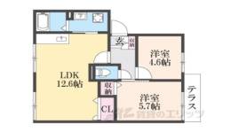 ハイツ池田Ｂ間取り図面