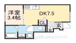 Ｅａｓｔ　Ｃｏｕｒｔ　Ｋａｎｔａ間取り図面
