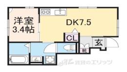 Ｅａｓｔ　Ｃｏｕｒｔ　Ｋａｎｔａ間取り図面