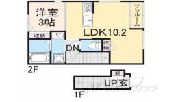 Ｅａｓｔ　Ｃｏｕｒｔ　Ｋａｎｔａ間取り図面