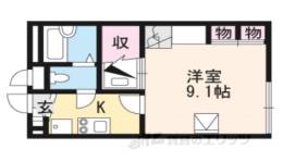 レオパレスめぞん恵智川間取り図面