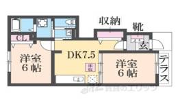 ヴィラ　アンソレイエ３間取り図面