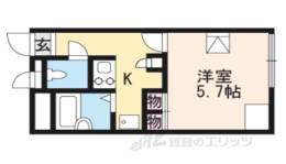 レオパレスＲａｃｏｏｎＤ６愛荘間取り図面