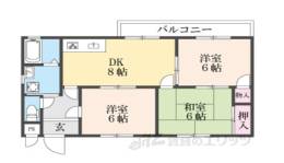 Fフラット間取り図面