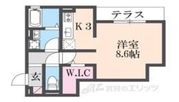セレナヴィラ小阪Ｗ間取り図面