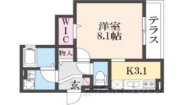 セレナヴィラ小阪Ｗ間取り図面