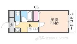 カデンツァ・Ｋ間取り図面