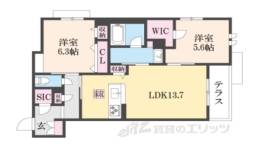 シャーメゾン　シャルム本町間取り図面