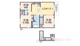 ラシーネ若江間取り図面