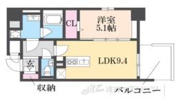 プレミアム菱屋西間取り図面