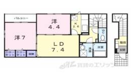 コートドール２間取り図面