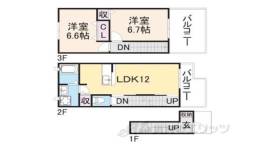 ユニメゾンＨ・Ｍ　１間取り図面