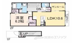 ベルソレイユ２間取り図面