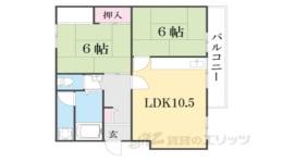 鳥羽街道団地Ｋ棟間取り図面