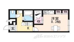 レオパレス高宮Ａ間取り図面