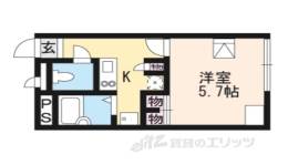 レオパレスみなみ　彦根間取り図面