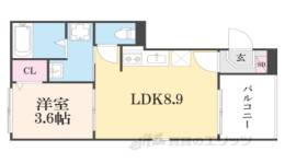 ハーモニーテラス深草池ノ内町間取り図面
